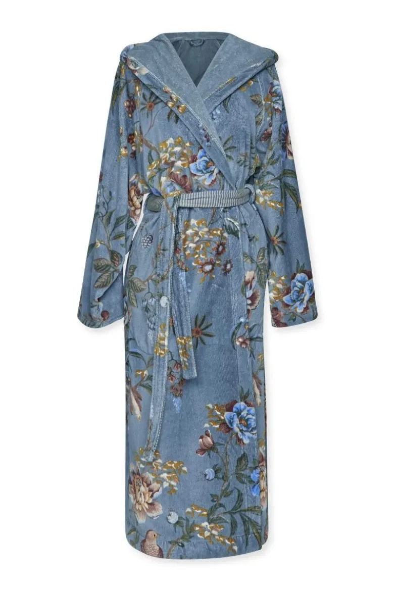 Bademantel Secret Garden Blau