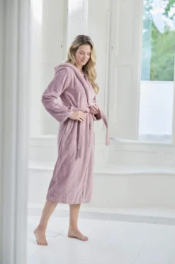 Bademantel Soft Zellige Lila