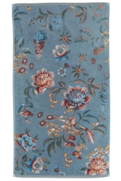 Badetuch Secret Garden Blau 55x100cm