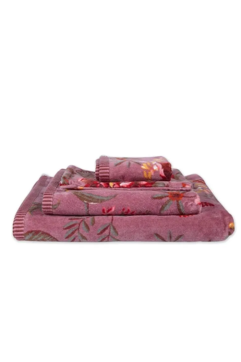 Badetuch Secret Garden Mauve 55x100cm