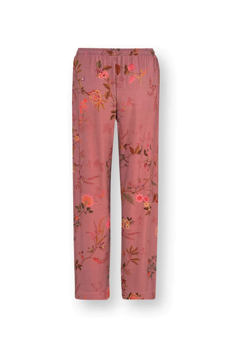 Belin Lange Hose Bodhi Flower Dunkelrosa