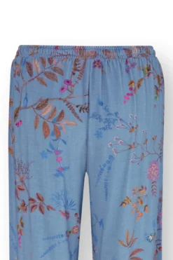 Belin Lange Hose Bodhi Flower Blau