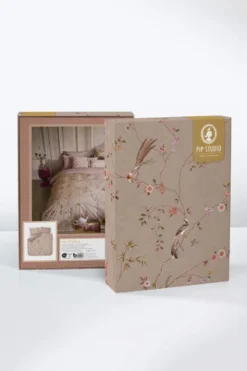 Bettbezug-Set Bamboo Blossom Khaki