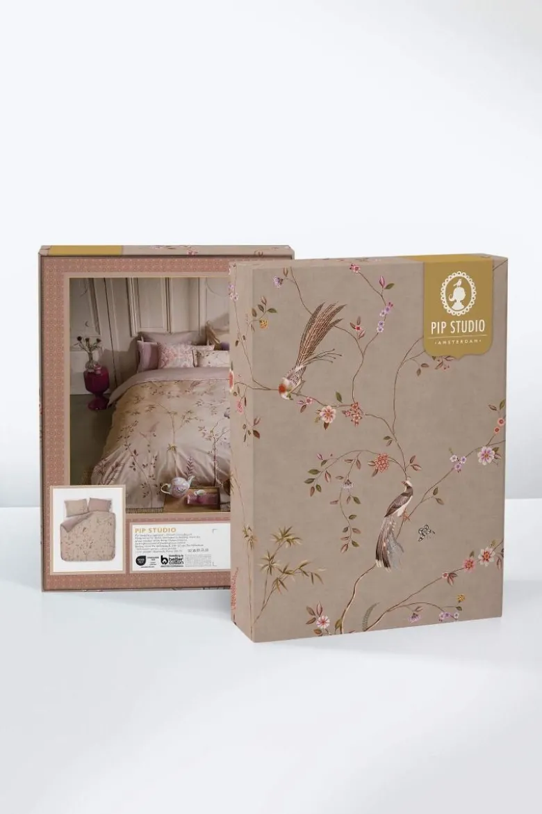 Bettbezug-Set Bamboo Blossom Khaki