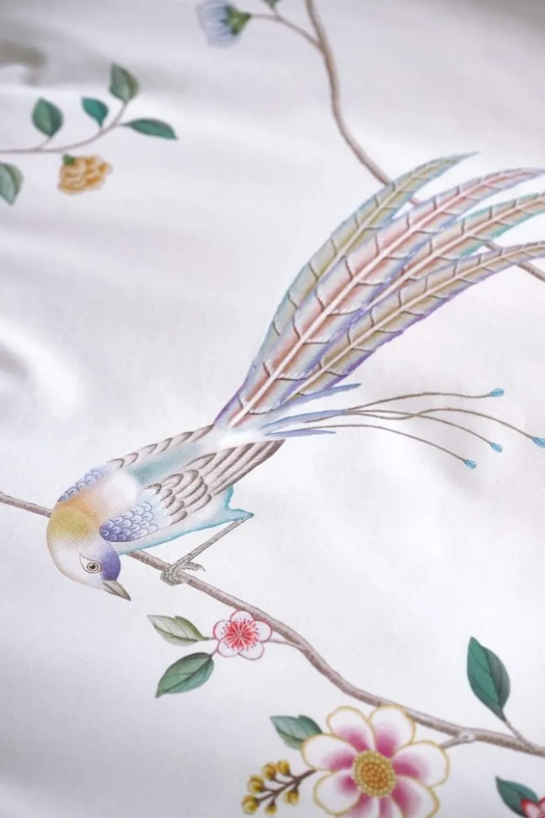 Bettbezug-Set Bamboo Blossom Weiß