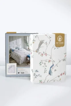 Bettbezug-Set Bamboo Blossom Weiß