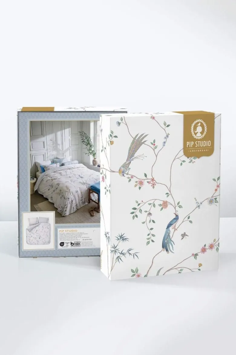 Bettbezug-Set Bamboo Blossom Weiß