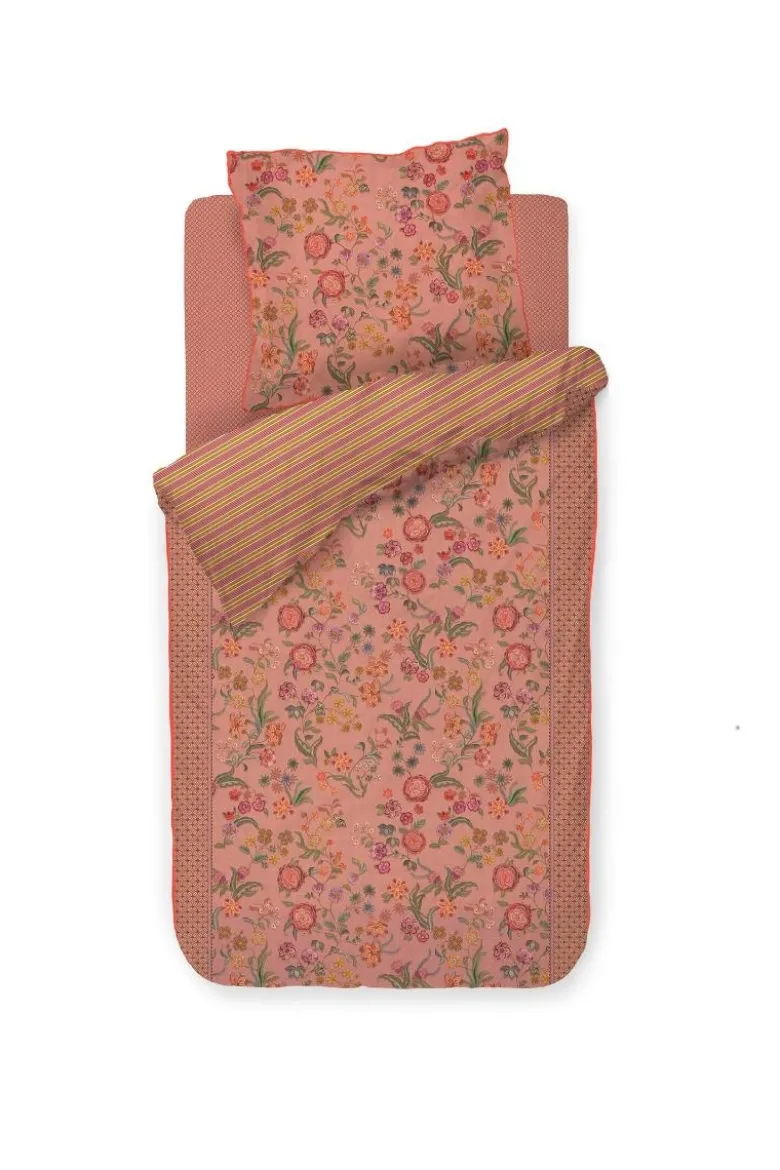 Bettbezug-Set Coco Flower Koralle