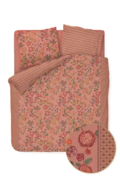 Bettbezug-Set Coco Flower Koralle