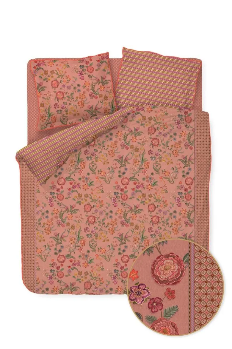 Bettbezug-Set Coco Flower Koralle