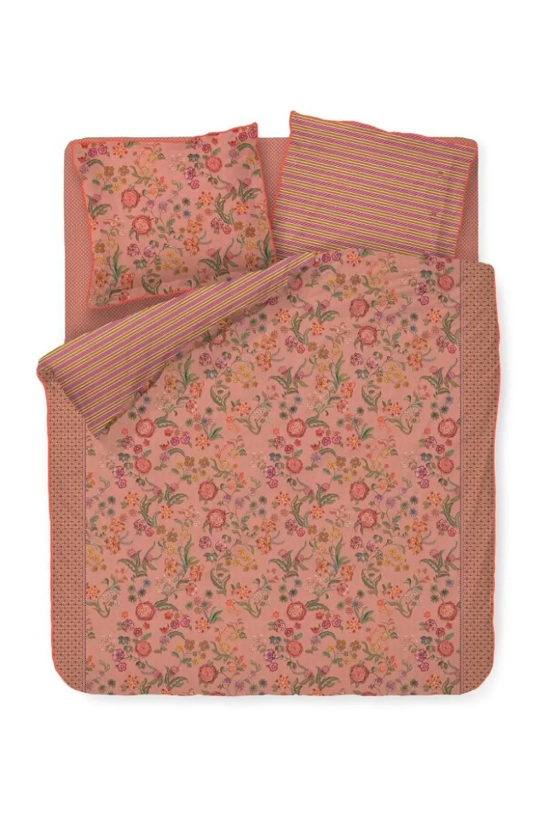 Bettbezug-Set Coco Flower Koralle