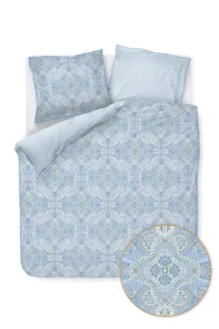 Bettbezug-Set Moon Flower Hellblau
