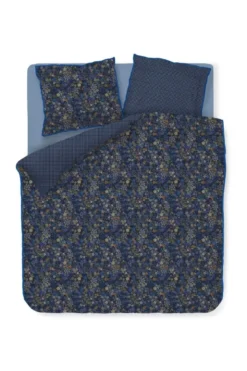 Bettbezug-Set Tutti i Fiori Dunkelblau