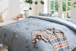Bettbezugsset Bamboo Blossom Hellblau