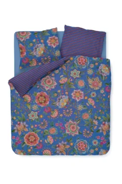 Bettbezugsset Bombay Bold Dunkelblau