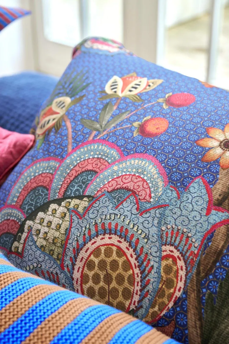Bettbezugsset Bombay Bold Dunkelblau