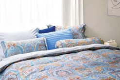 Bettbezugsset Jabali Flower Blau