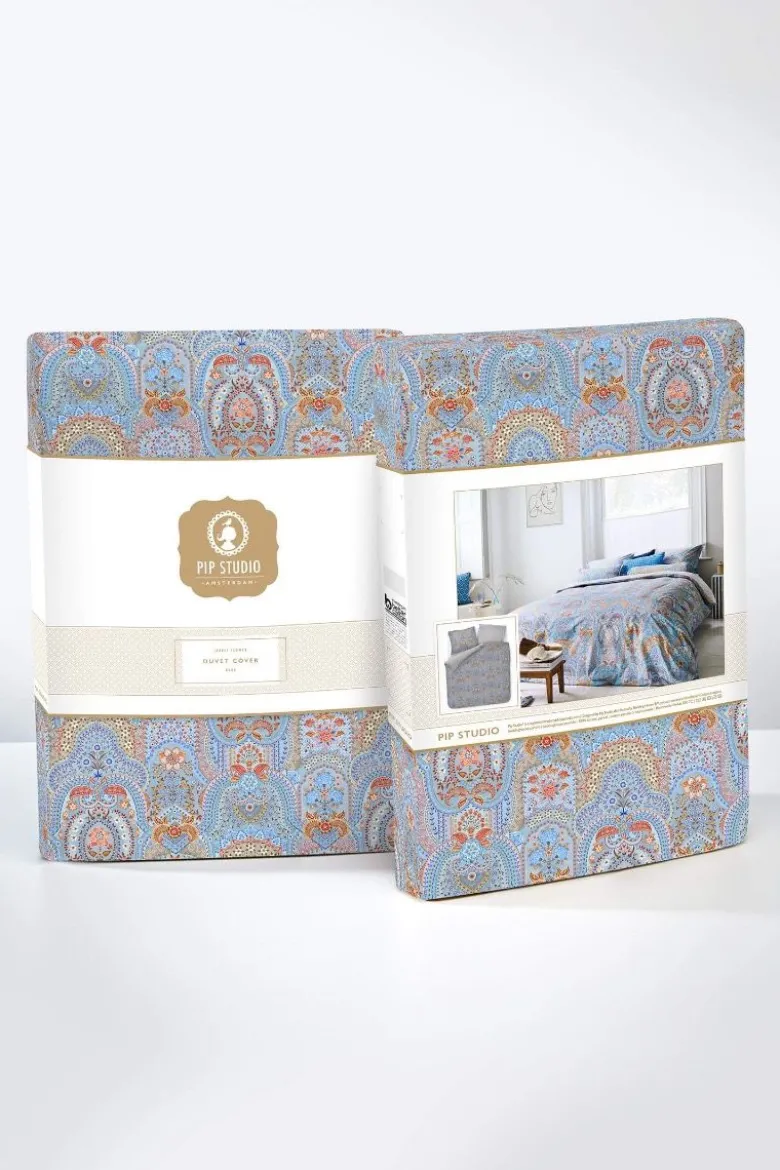 Bettbezugsset Jabali Flower Blau