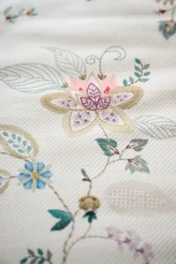 Bettbezugsset Kili Flower Weiss