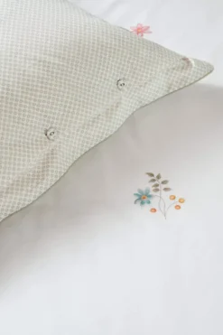 Bettbezugsset Mughal Flower Gebrochen Weiß