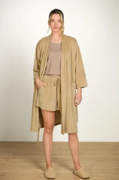 Bisou Kurze Hose Velvet Beige