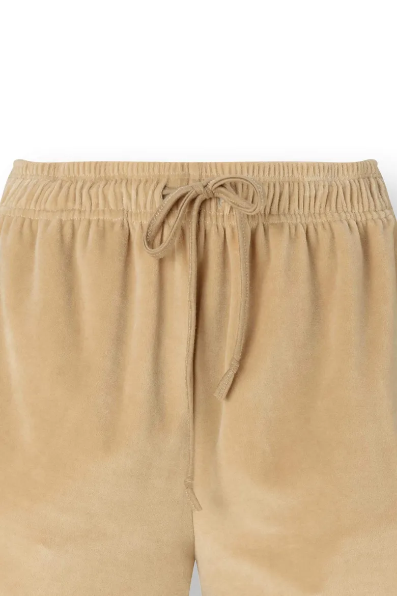 Bisou Kurze Hose Velvet Beige