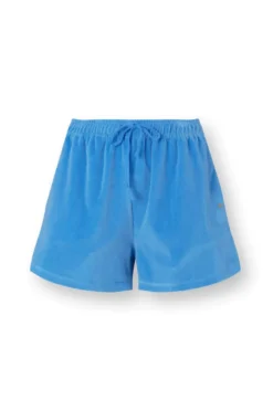 Bisou Kurze Hose Velvet Blau