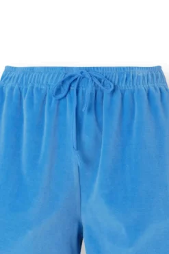 Bisou Kurze Hose Velvet Blau
