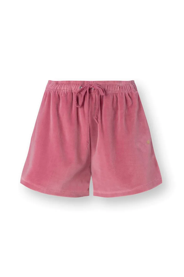 Bisou Kurze Hose Velvet Rosa