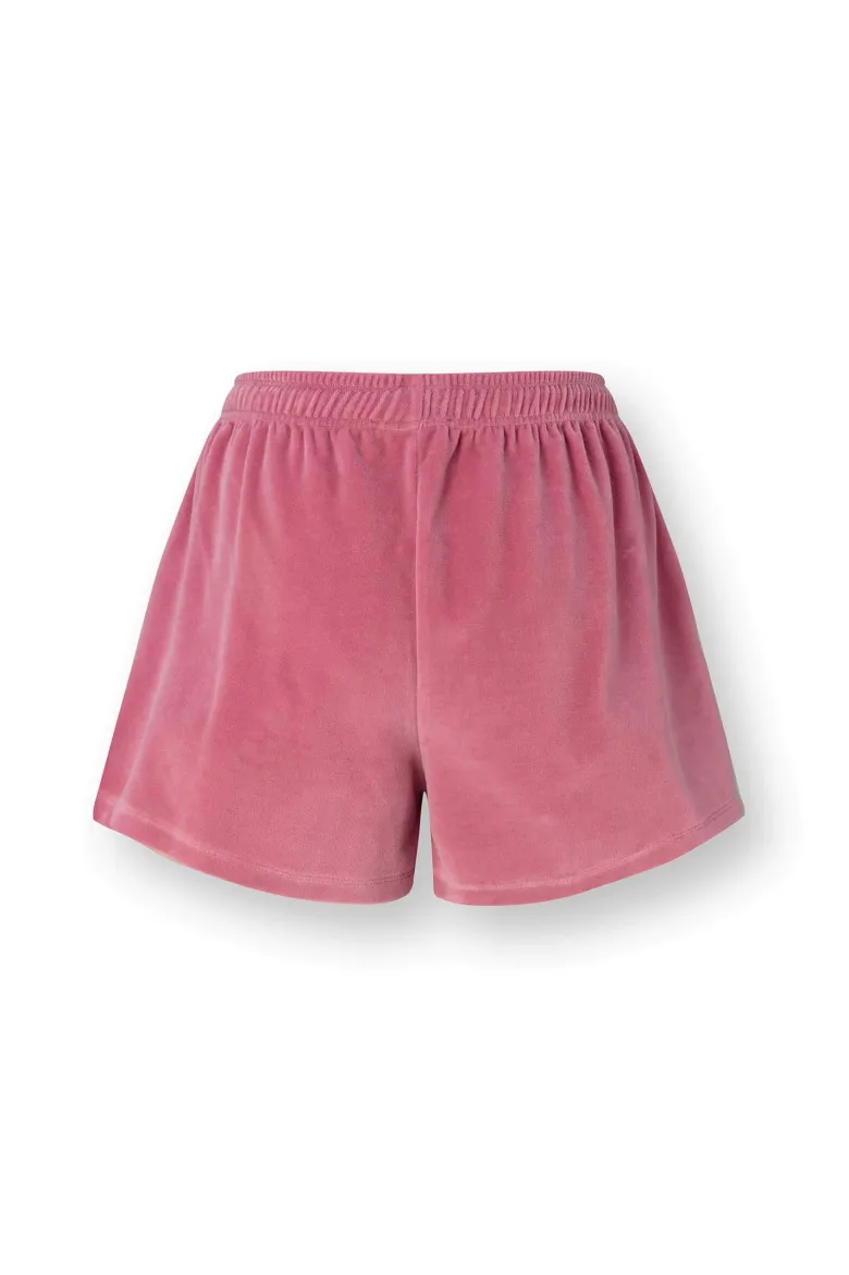 Bisou Kurze Hose Velvet Rosa