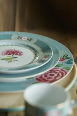 Blushing Birds Essteller 26,5 cm blau