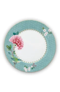 Blushing Birds Frühstücksteller 21 cm blau