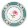 Blushing Birds Gebäckteller blau 17 cm