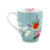 Blushing Birds Tasse groß blau