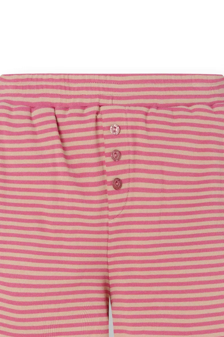 Bobi Kurze Hose Little Sumo Stripe Rosa