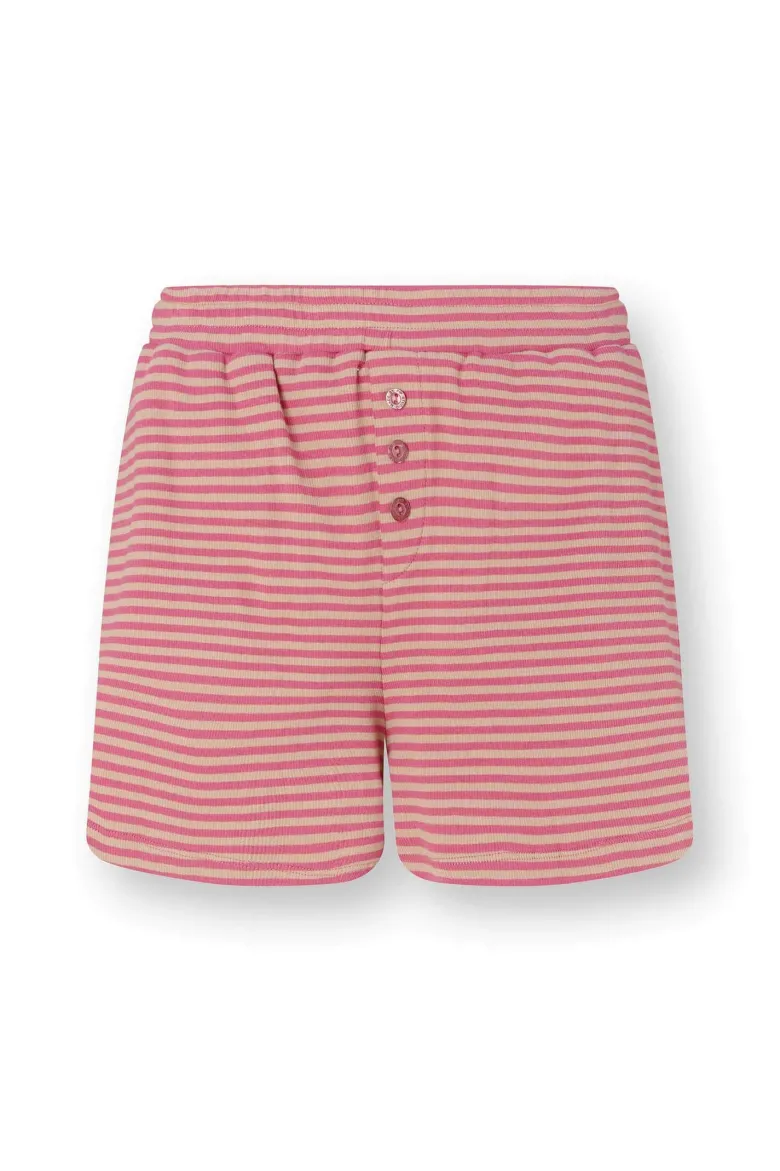 Bobi Kurze Hose Little Sumo Stripe Rosa