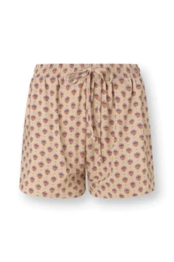 Bob Kurze Hose Jaipur Flower Khaki/Blau