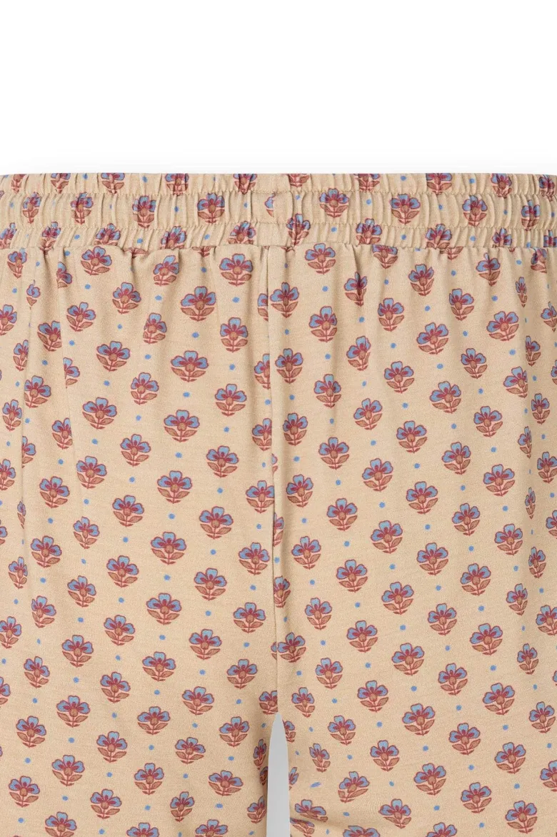 Bob Kurze Hose Jaipur Flower Khaki/Blau
