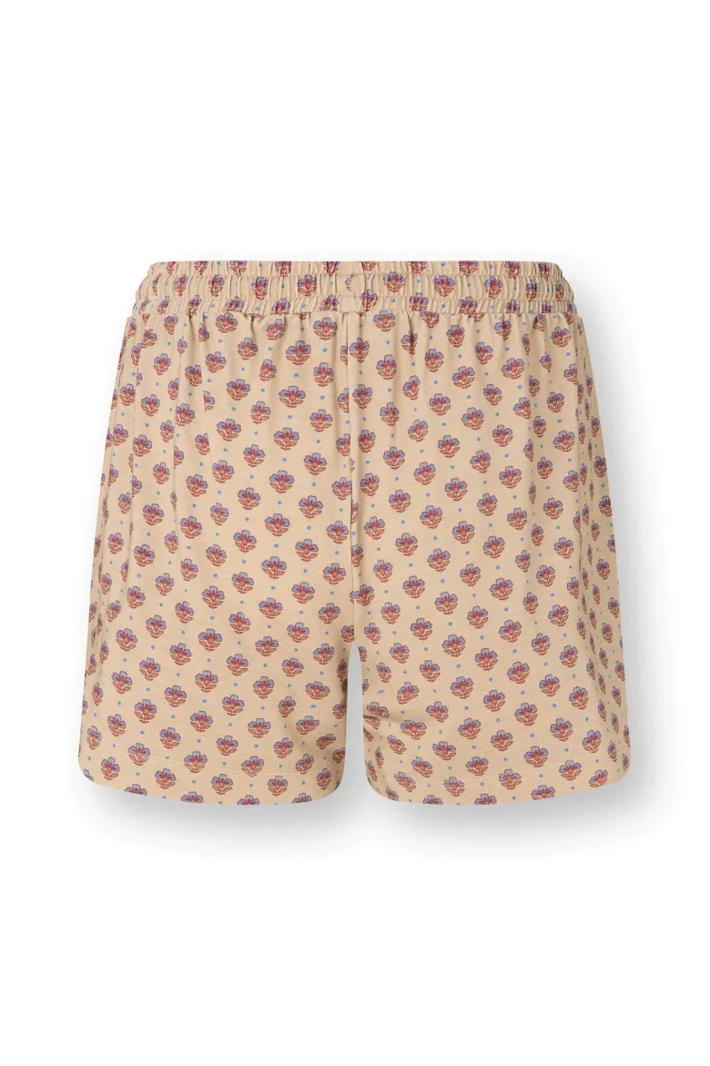 Bob Kurze Hose Jaipur Flower Khaki/Blau