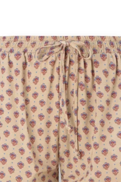 Bob Kurze Hose Jaipur Flower Khaki/Blau