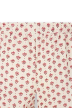 Bob Kurze Hose Jaipur Flower Weiß/Rosa