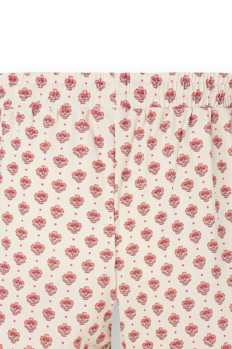 Bob Kurze Hose Jaipur Flower Weiß/Rosa