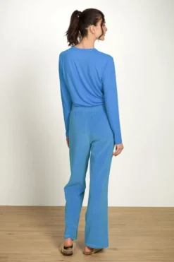 Britta Lange Hose Velvet Blau