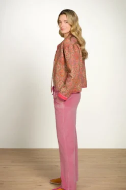 Britta Lange Hose Velvet Rosa