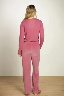 Britta Lange Hose Velvet Rosa