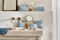 Coco Necessaire Mittel Samba Streifen Blau