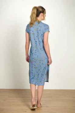 Dalia Nachthemd Kurze Ärmeln Delhi Dreams Blau
