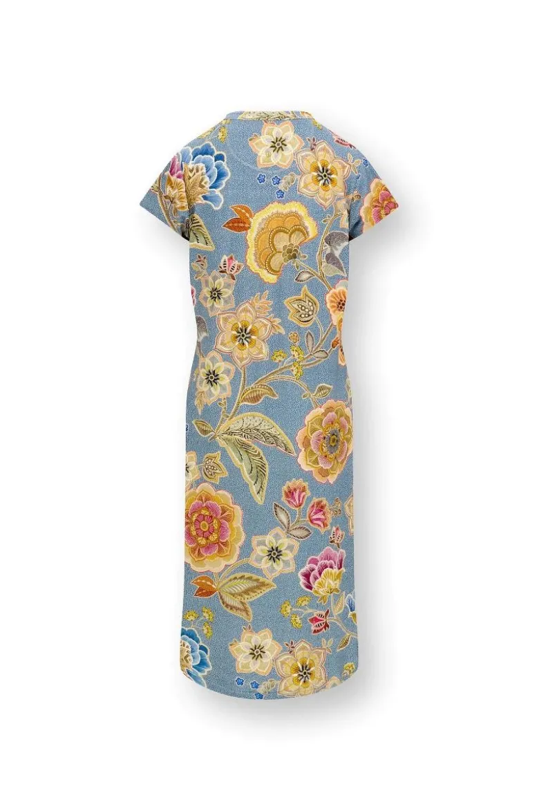 Dalia Nachthemd Kurze Ärmeln Matata Blau