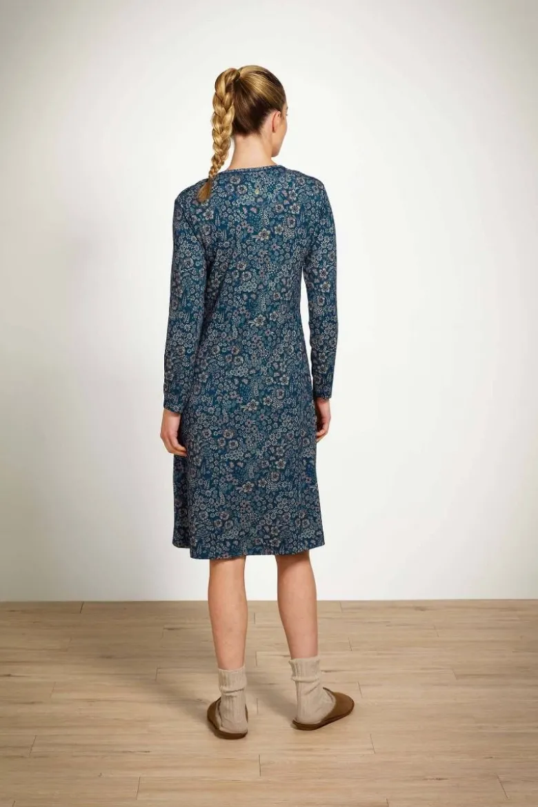 Danai Nachthemd Langen Ärmeln Daisy Dreams Blau