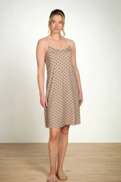 Diezel Ärmellos Nachthemd Jaipur Flower Khaki/Blau